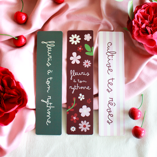 Collection Cherise - Ensemble de 3 signets