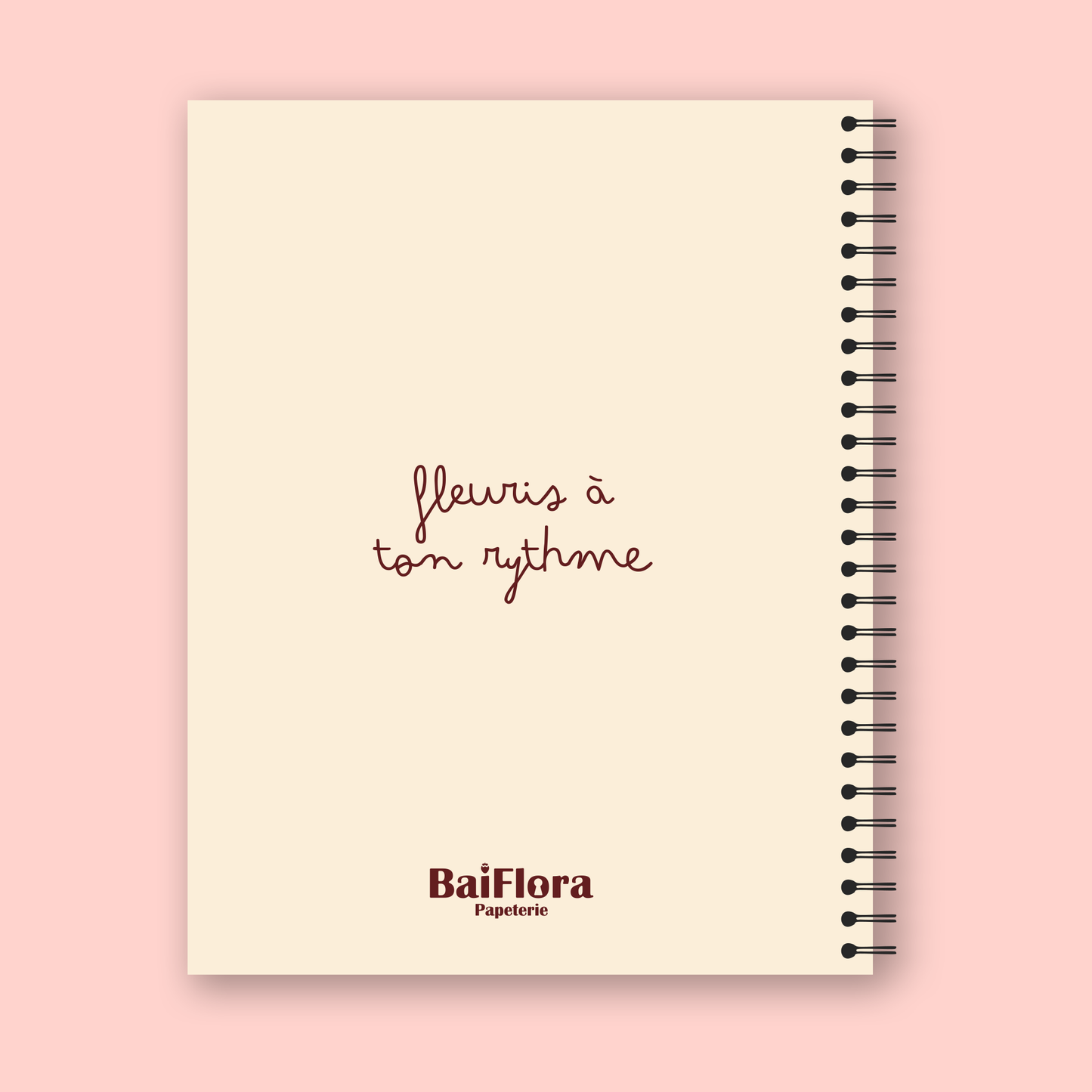 Cahier de notes - Fleur postale