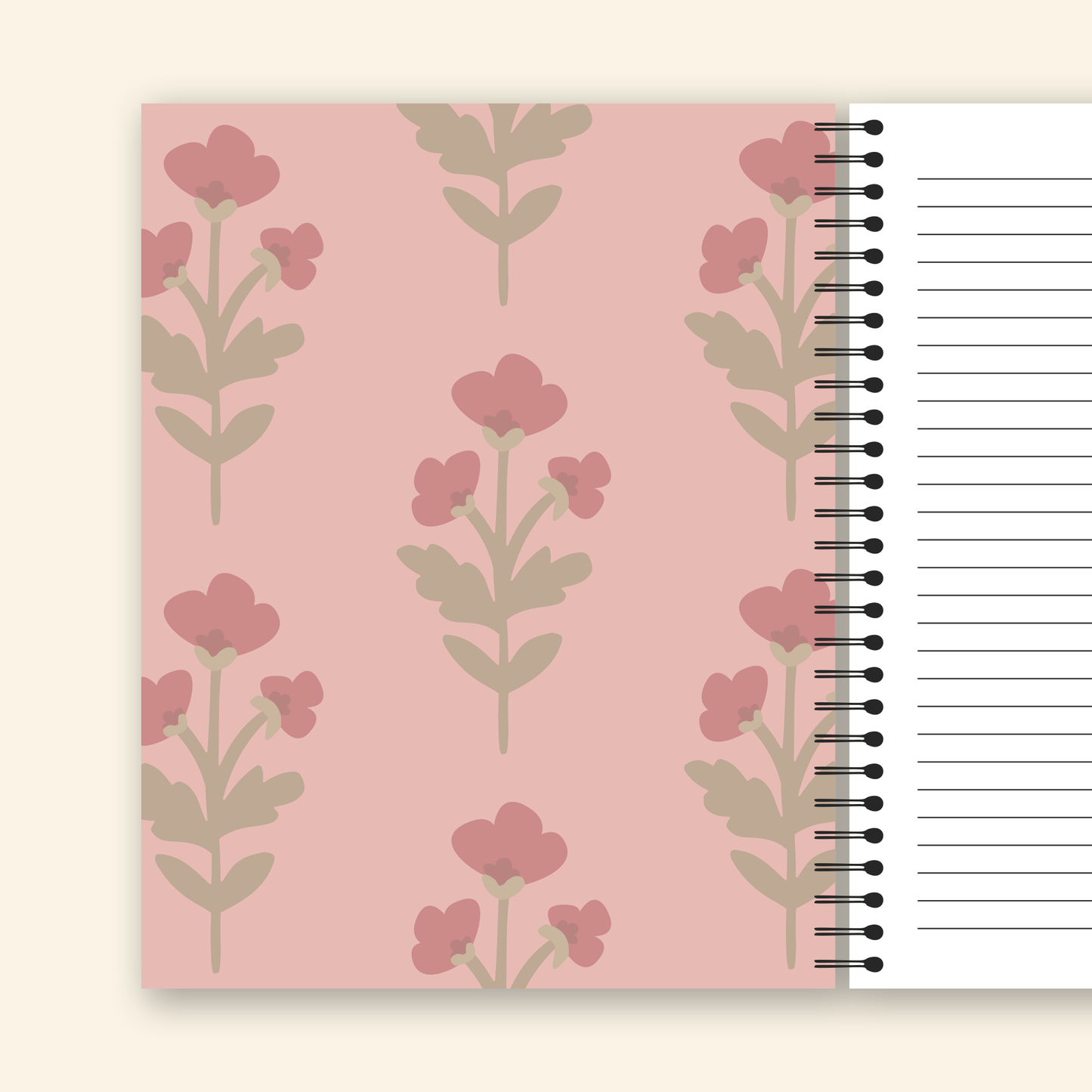 Cahier de notes - Fleur postale