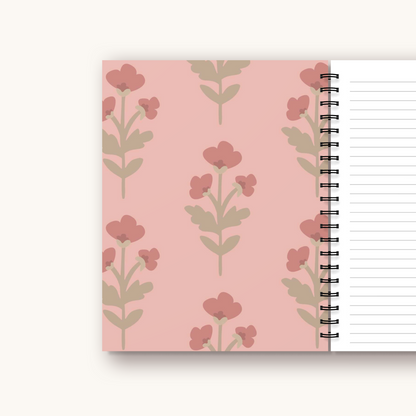 Cahier de notes - Fleur postale